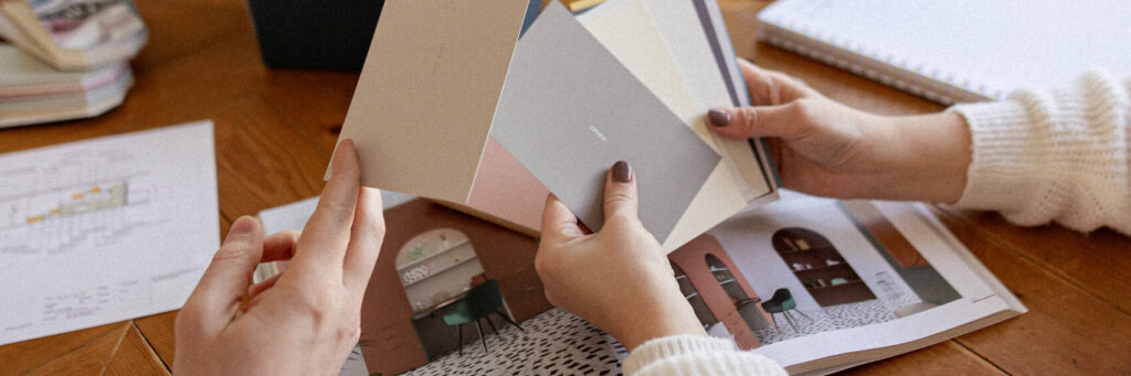 palette de couleurs selectionnée par mélanie bourt