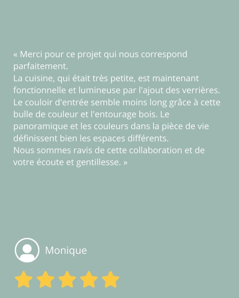 avis client pour la prestation de conception complète de Mélanie Bourt